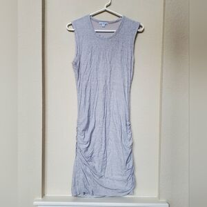 James Perse Sleeveless Ruched Midi Dress.  Size 2 (Medium)